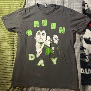 Green Day graphic grey T-shirt